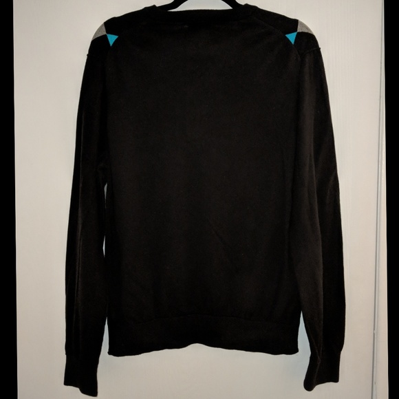 Express Argyle V-Neck Sweater - Picture 2 of 4